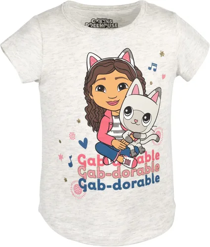 Vista 4 de Dreamworks Gabby's Dollhouse Pandy Paws - Paquete de 3 camisetas para niñas pequeñas
