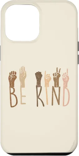 Vista 6 de Funda de regalo BLM para iPhone 14 Be Kind Hands Melanina Black African Pride BLM