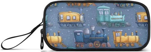 Vista 27 de Fisyme Cowboy Western Desert - Estuche para lápices de gran capacidad, estuche para maquillaje, organizador de papelería, para escuela, oficina