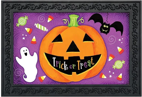 Vista 7 de Briarwood Lane Felpudo de calabaza de Halloween Halloween Pumpkin