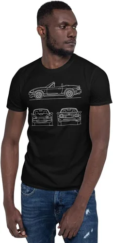 Vista 9 de MX-5 Roadster Miata Sports Car - Camiseta para hombre de Japón Eunos Sports Cars