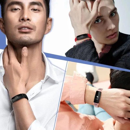 Vista 7 de Bandas de Nylon Compatibles con Fitbit Inspire 3/Inspire 2/Inspire/Inspire HR/Ace 3/Ace 2, Correas de Repuesto Deportivas Transpirables Suaves Negro