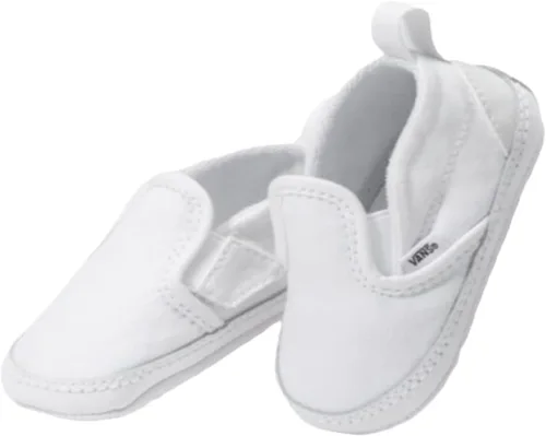 Vista 2 de Vans Zapatos para cuna en V (tablero de ajedrez), color arcoírisblanco verdadero VN0A2XSLU09, blanco ((True WhiteTrue White)