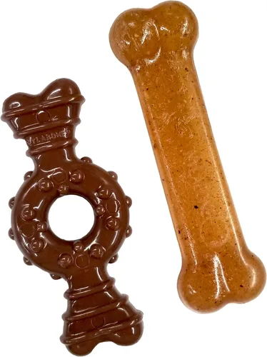 Vista 13 de Nylabone - Juguete masticable en forma de anillo para cachorros, juguetes para la dentición de cachorros, juguetes de enriquecimiento