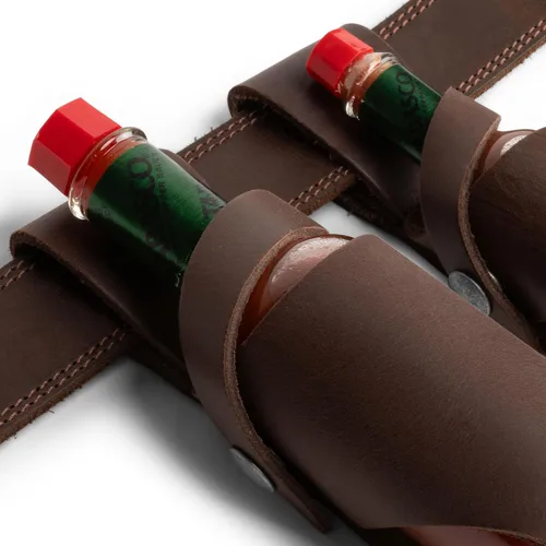 Vista 3 de Hide & Drink, Juego de 2 fundas para salsa picante de 5 onzas y 2 onzas, funda para cinturón de botella, compatible con salsa picante Tobasco