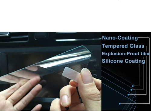 Vista 7 de LFOTPP Protector de pantalla de navegación para Jetta GLI 2019, 2020, 2021, 2022, 2023, 2024, Jetta GLI de 8 pulgadas, pantalla de vidrio templado