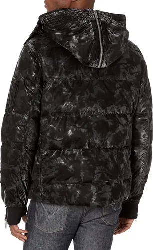 Vista 2 de Karl Lagerfeld Paris Chaqueta de plumón con capucha para hombre