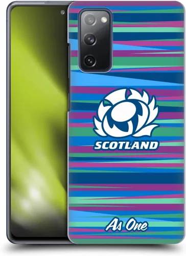 Vista 10 de Head Case Designs Officially Licensed Scotland Rugby Gradient Pattern Graphics Hard Back Case Compatible with Samsung Galaxy S20 FE / 5G
