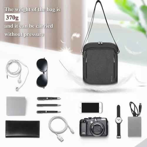Vista 6 de BAIGIO Bolso bandolera bandolera para hombre Uno
