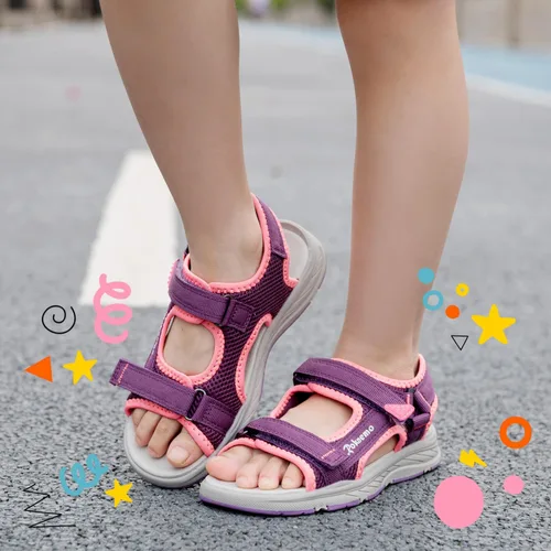 Vista 2 de Kids Sandals for Boys & Girls Athletic Open Toe Summer Sports Sandals Beach Hiking Water Shoes for Unisex Child (Little KidsBig Kids)