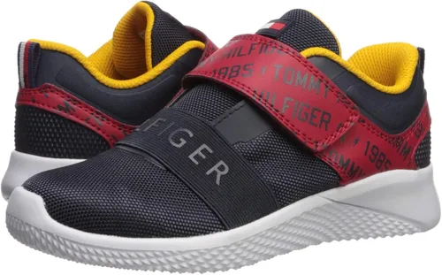 Vista 7 de Tommy Hilfiger Zapatillas de deporte unisex para niños con correa cadete