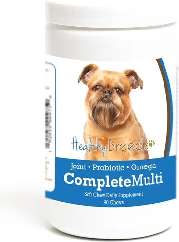 Vista 119 de Healthy Breeds Affenpinscher todo en uno multivitamínico suave masticable 60