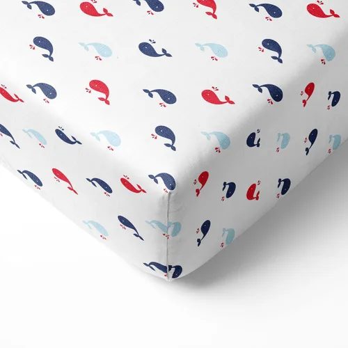 Vista 16 de Bacati - Little Sailor - Sábanas bajeras para cuna de bebé, sedosas, suaves, transpirables, 100% muselina de algodón, se adapta a colchones estándar