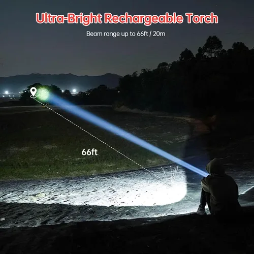 Vista 8 de Luz de trabajo magnética recargable, luz de trabajo LED de 400 lm con reflector y proyector COB, 5 modos, tiempo de ejecución de 3 a 7 horas
