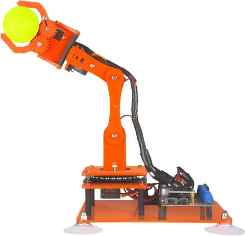 Vista 11 de Kit de Brazo Robótico Adeept de 5DOF Compatible con Arduino IDE, Brazo Robótico Programable DIY Codificación STEM Educativo de 5 Ejes, Kit Inicial