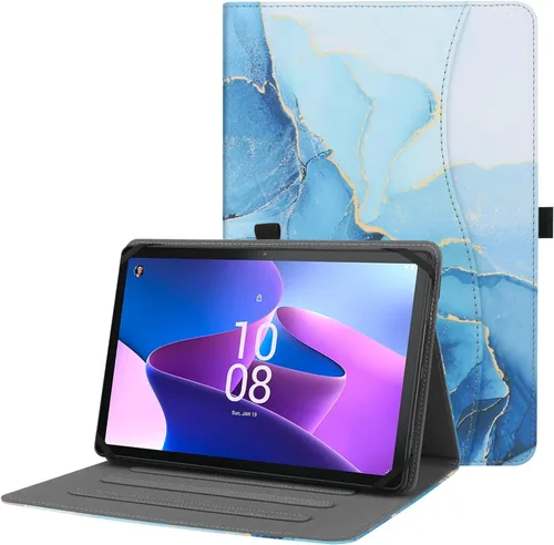 Vista 12 de HGWALP Funda universal para tablet de 9, 9.7, 10.1, 10.2, 10.5, 10.9 y 11 pulgadas, funda para tablet con múltiples ángeles de visión con correa