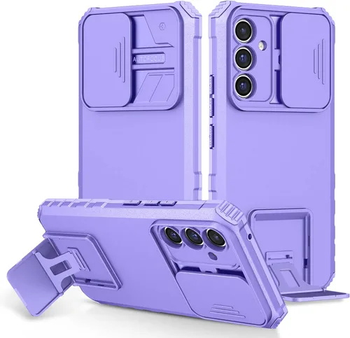 Vista 42 de Funda compatible con Samsung Galaxy M13 5G/A04 Dimensional Soporte Ventana Corredera Teléfono Móvil Funda Protectora a Prueba de Golpes para Samsung