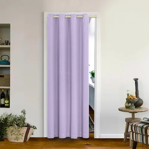Vista 115 de MYSKY HOME Cortinas Aqua para Armario para Entrada Cortina Opaca para Puerta para Sala de Estar Cortina Oscurecedora de Habitación con Ojales