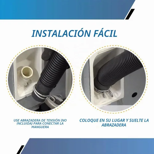 Vista 5 de Manguera de drenaje de repuesto para lavadora para Whirlpool 285664 (4 pies)