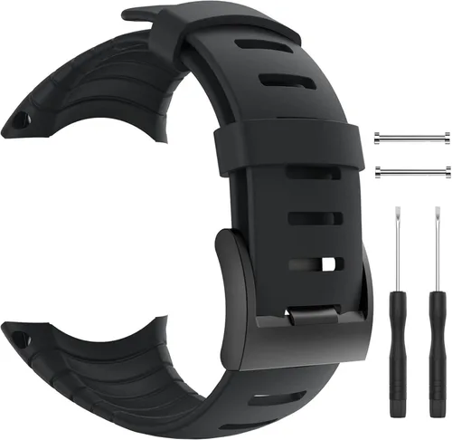 Vista 9 de Suunto Core Strap, Rubber Replacement Watch Band for Suunto Core SS014993000.