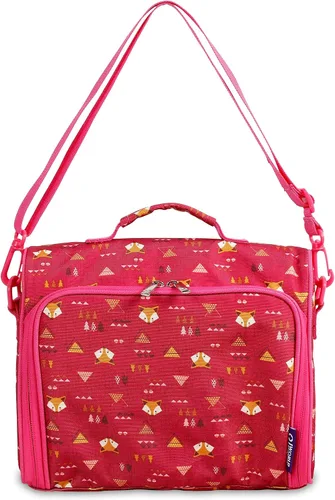 Vista 17 de J World New York Casey - Lonchera pequeña para adultos. Lonchera aislada de tamaño mediano para niños, color negro, 9.5 x 10 x 3.5 pulgadas