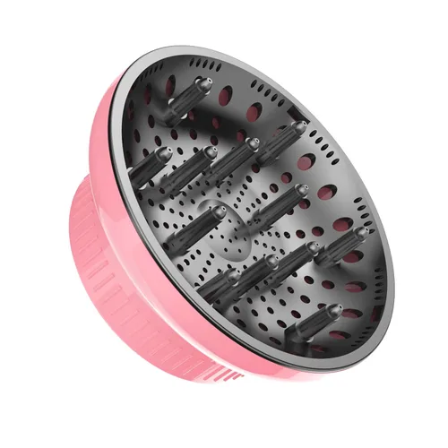 Vista 11 de BLOLYO - Difusor universal para secador de pelo, accesorio de boquilla ajustable de 1.5 a 2.36 pulgadas para cabello rizado y ondulado natural, Negro