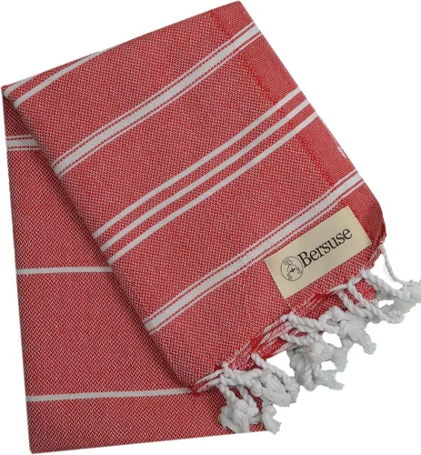 Vista 30 de Bersuse 100 % algodón - Toalla de mano Anatolia turca - Fouta Peshtemal para baño y playa - Para cabeza, rostro, cabello, bebés, cuidado, cocina