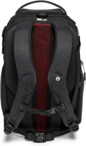 Vista 6 de Manfrotto PRO Light Backloader M, mochila profesional para cámaras, acceso superior y trasero, soporte de trípode doble, mochila acolchada