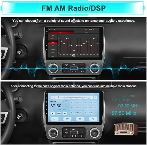 Vista 6 de Radio de coche para Chevrolet Camaro 2010-2015 Android 15 con pantalla táctil de 9 pulgadas 2GB+64GB Carplay, Android Auto, navegación en línea