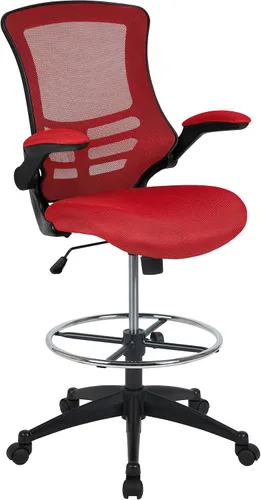 Vista 15 de Flash Furniture - Sillas de malla para oficina Malla Negra