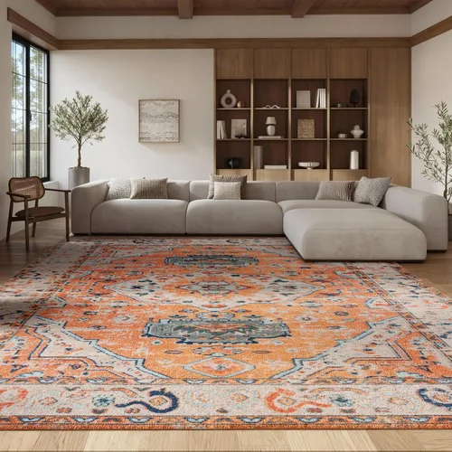Vista 31 de SAFAVIEH Madison Collection - Alfombra de pasillo de 2 pies 2 pulgadas x 8 pies, color salvia y marfil, diseño bohemio oriental envejecido,