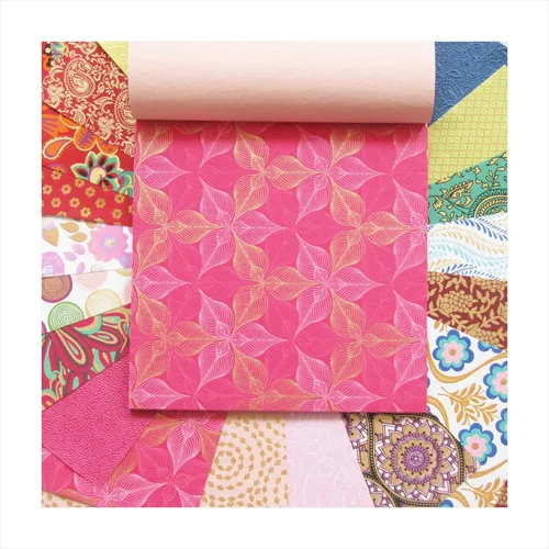 Vista 5 de Paperhues Elegant Designs Collection - Papel de recortes hecho a mano de 12 x 12 pulgadas, 24 hojas.