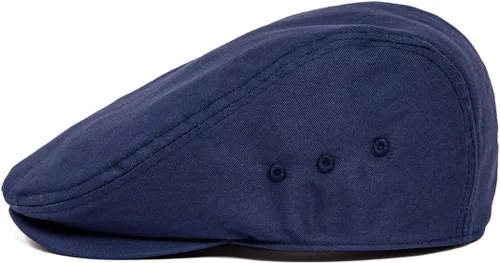 Vista 2 de Gorra plana de algodón sarga Ivy para hombre, estilo Newsboy