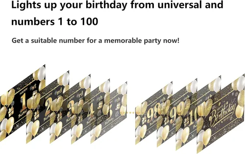 Vista 5 de Cartel de 1er feliz cumpleaños - Decoraciones para fiesta de cumpleaños de hombres
