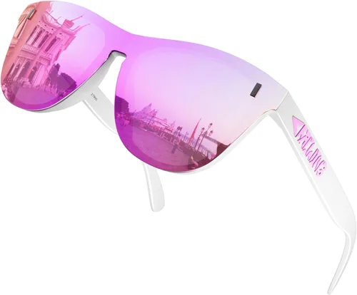 Vista 33 de ROCKNIGHT HD Polarized UV400 Protection Anti Glare Sunglasses TR90 Frame Lightweight Beach Driving