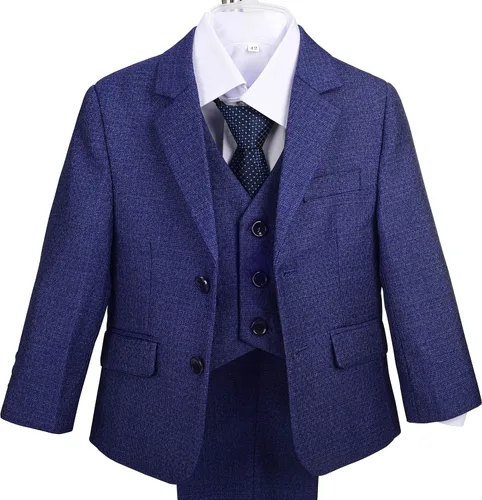 Vista 4 de Lito Angels - Conjunto de 5 piezas para vestidos formales, para boda, estilo moderno, para niños