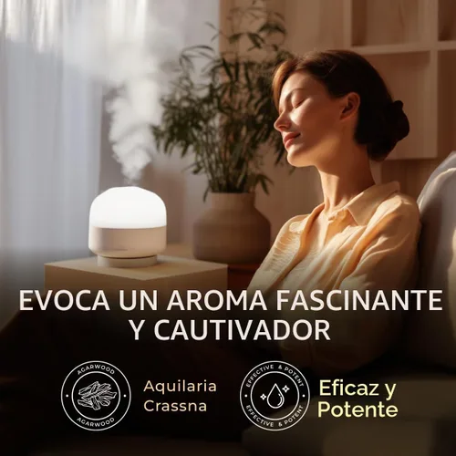Vista 3 de Gya Labs Aceite Esencial de Madera de Agar - 0.34 Fl Oz - para Cabello, Piel, Difusor, Aromaterapia y Fabricación de Velas DIY