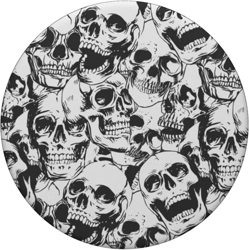 Vista 3 de PopGrip intercambiable de calavera