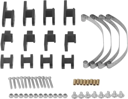 Vista 6 de Kit de suspensión de ballestas RC a escala 116, aleación de aluminio amortiguador para camión todoterreno de rastreo de orugas, se adapta a selectos
