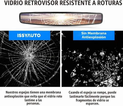 Vista 5 de Amplio retrovisor espejo para carrera con abrazadera de 2" para POLARIS RZR XP 900 Can Am Maverick, 4,4 cm Abrazadera Ultra Clear View, espejo
