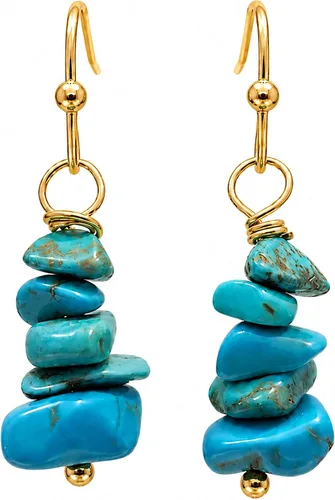 Vista 15 de Natural Gemstone Chip Drop & Dangle Earrings for Women - Small, Lightweight