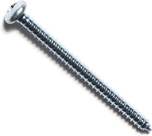 Vista 6 de Hard-to-Find Fastener 014973297435 - Tornillos de hoja metálica con cabeza Phillips Pan, 4 x 1, 100
