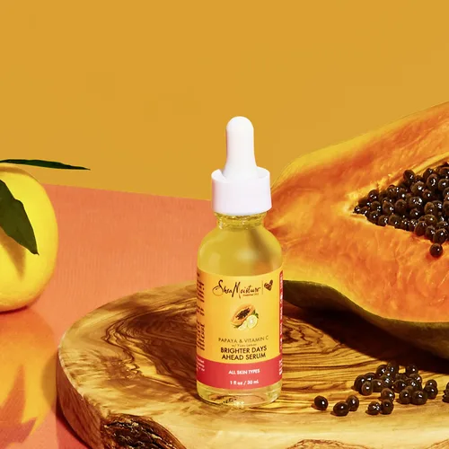 Vista 9 de SheaMoisture - Suero para todo tipo de piel, papaya y vitamina C, suero de vitamina C, 1 oz Para pieles opacas: ilumina y suaviza la tez