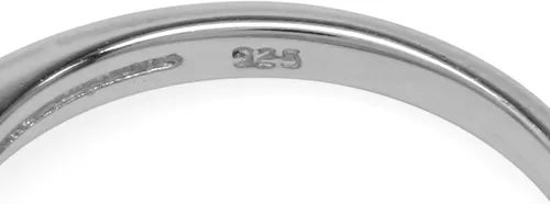 Vista 5 de Silvershake Anillo de plata de ley 925 chapada en oro blanco o amarillo con piedra natal de 5 piedras para mujer Azul zafiro creado