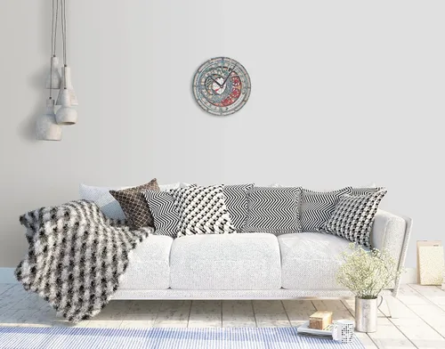 Vista 3 de Automaton Orloj Astronomical Moving Gears Wall Clock Wizard Tower Clock, Large Magic Wall Art, Personalized Gift, Open Silent Mechanism
