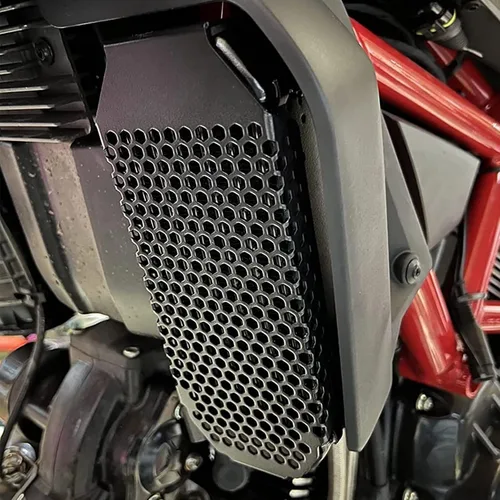 Vista 2 de Protector enfriador de aceite de aleación de aluminio para motocicleta, compatible con Scrambler Icon 2015-2020 Scrambler Classic 2015-2020