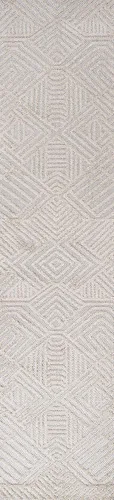 Vista 2 de Eyely HBS103B-28 South Beach Jordan - Alfombra de pasillo geométrica Art Deco para interiores y exteriores, estilo bohemio, casual, dormitorio