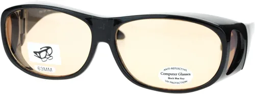 Vista 4 de Gafas de computadora antirreflectantes con protección UV de más de 2.480 in
