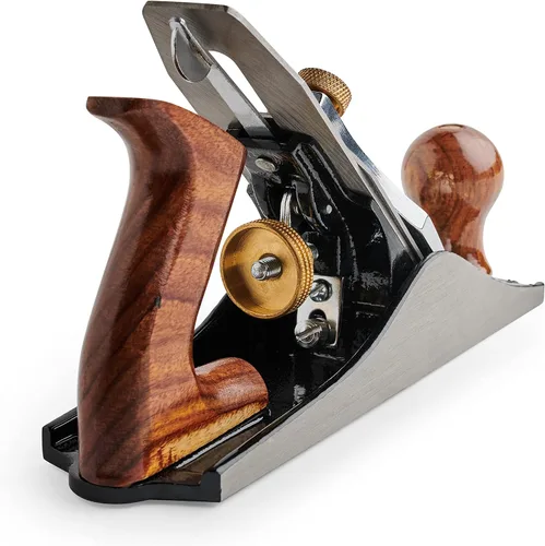 Vista 2 de EXXO No.4 Jack Bench Hand Plane Plano de 9 pulgadas - Cortador de 2 pulgadas Cepilladora manual y de borde ajustable Suavizado de madera