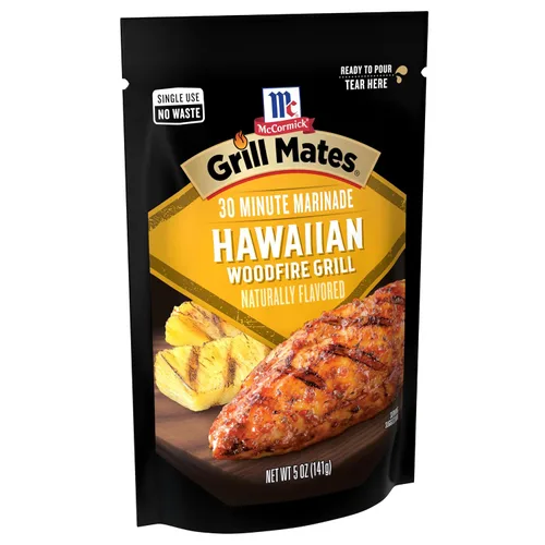 Vista 2 de McCormick Grill Mates Hawaiian Woodfire Grill - Adobo de 30 minutos, 5 onzas (paquete de 6)